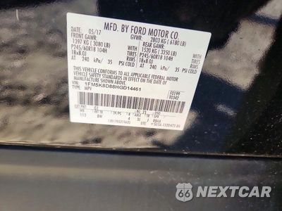 Zdjęcie 13 z 13 samochodu: 2017 FORD EXPLORER XLT VIN:1FM5K8D88HGD14461 - miniatura