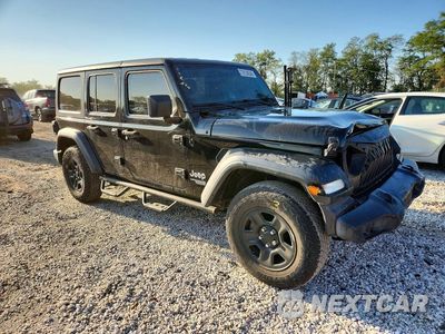 Czwarte zdjęcie samochodu z boku: 2020 JEEP WRANGLER UNLIMITED SPORT VIN:1C4HJXDN5LW154090 - miniatura