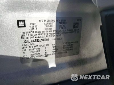 Zdjęcie 13 z 13 samochodu: 2016 CHEVROLET TRAX 1LT VIN:3GNCJLSB5GL186309 - miniatura