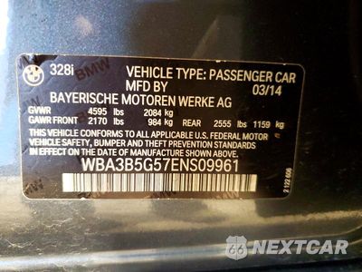 Zdjęcie 12 z 12 samochodu: 2014 BMW 328 XI SULEV VIN:WBA3B5G57ENS09961 - miniatura