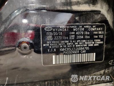 Zdjęcie 12 z 12 samochodu: 2018 HYUNDAI IONIQ LIMITED VIN:KMHC85LC1JU084795 - miniatura
