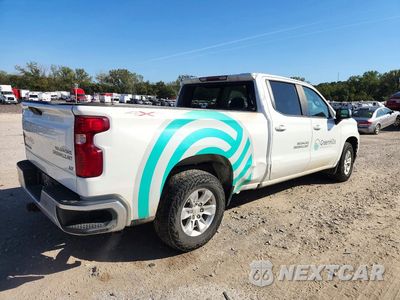 Trzecie zdjęcie samochodu z tyłu: 2021 CHEVROLET SILVERADO K1500 LT VIN:1GCUYDETXMZ353805 - miniatura