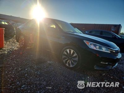 Czwarte zdjęcie samochodu z boku: 2017 HONDA ACCORD HYBRID EXL VIN:JHMCR6F55HC027700 - miniatura