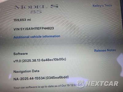 Zdjęcie 9 z 12 samochodu: 2014 TESLA MODEL S VIN:5YJSA1H11EFP44823 - miniatura