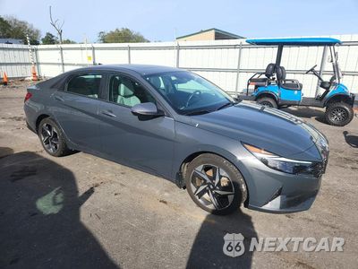 Czwarte zdjęcie samochodu z boku: 2023 HYUNDAI ELANTRA LIMITED VIN:KMHLP4AG7PU587632 - miniatura
