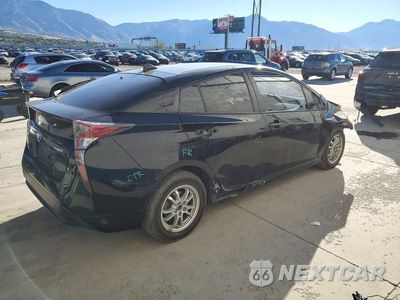 Trzecie zdjęcie samochodu z tyłu: 2016 TOYOTA PRIUS TWO VIN:JTDKBRFU7G3502899 - miniatura