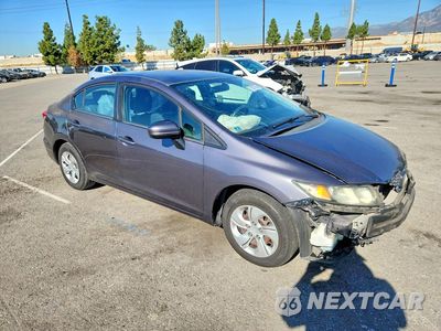 Czwarte zdjęcie samochodu z boku: 2014 HONDA CIVIC LX VIN:19XFB2F56EE234001 - miniatura