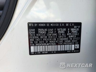 Zdjęcie 12 z 12 samochodu: 2018 HONDA FIT EX VIN:3HGGK5H99JM707820 - miniatura