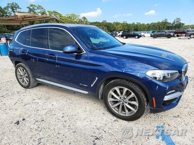 Czwarte zdjęcie samochodu z boku: 2018 BMW X3 XDRIVE30I VIN:5UXTR9C50JLD63611 - miniatura