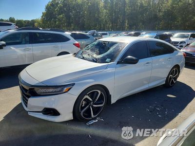 2022 HONDA ACCORD SPORT SE 1HGCV1F48NA120307 - główne zdjęcie licytacji z USA - miniatura