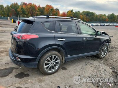 Trzecie zdjęcie samochodu z tyłu: 2017 TOYOTA RAV4 HV LIMITED VIN:JTMDJREV1HD134575 - miniatura