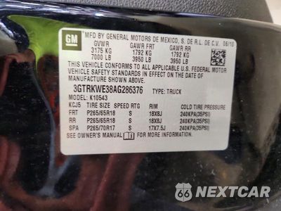 Zdjęcie 12 z 12 samochodu: 2010 GMC SIERRA K1500 SLT VIN:3GTRKWE38AG286376 - miniatura