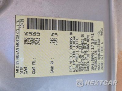 Zdjęcie 12 z 12 samochodu: 2020 NISSAN ALTIMA S VIN:1N4BL4BV9LC175341 - miniatura