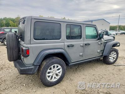 Trzecie zdjęcie samochodu z tyłu: 2023 JEEP WRANGLER SPORT VIN:1C4HJXDG4PW686714 - miniatura