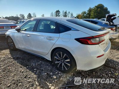 Drugie zdjęcie samochodu z przodu: 2022 HONDA CIVIC EXL VIN:19XFL1H75NE012863 - miniatura