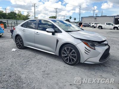 Czwarte zdjęcie samochodu z boku: 2020 TOYOTA COROLLA LE VIN:JTDEPRAE6LJ075915 - miniatura