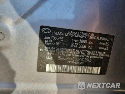 Zdjęcie 12 z 12 samochodu: 2016 HYUNDAI ELANTRA SE VIN:5NPDH4AE8GH702513 - miniatura