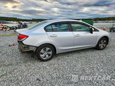 Trzecie zdjęcie samochodu z tyłu: 2014 HONDA CIVIC LX VIN:2HGFB2F52EH520546 - miniatura