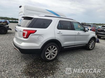 Trzecie zdjęcie samochodu z tyłu: 2017 FORD EXPLORER LIMITED VIN:1FM5K7F81HGC06576 - miniatura