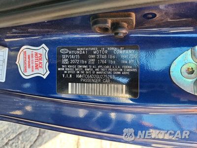 Zdjęcie 12 z 12 samochodu: 2016 HYUNDAI VELOSTER BASE VIN:KMHTC6AD2GU275263 - miniatura