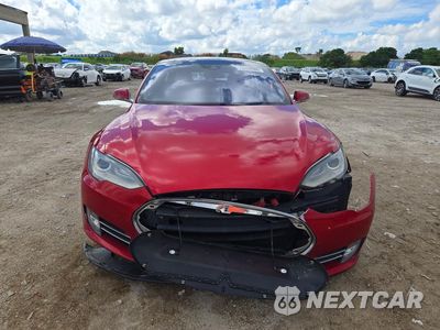 Piąte zdjęcie samochodu w środku: 2015 TESLA MODEL S 90D VIN:5YJSA1V23FF097565 - miniatura