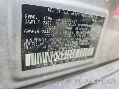 Zdjęcie 13 z 13 samochodu: 2011 SUBARU OUTBACK 3.6R LIMITED VIN:4S4BRDKC1B2370115 - miniatura