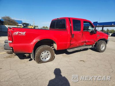 Trzecie zdjęcie samochodu z tyłu: 2002 FORD F250 SUPER DUTY VIN:1FTNW21F12ED39701 - miniatura