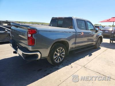 Trzecie zdjęcie samochodu z tyłu: 2020 CHEVROLET SILVERADO C1500 LT VIN:3GCPWCED0LG359441 - miniatura