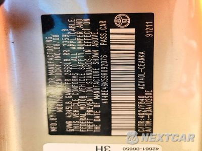 Zdjęcie 12 z 12 samochodu: 2009 TOYOTA CAMRY LE VIN:4T4BE46K59R092076 - miniatura