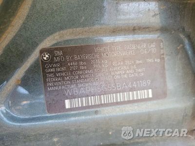 Zdjęcie 12 z 12 samochodu: 2011 BMW 328 I SULEV VIN:WBAPH5C55BA441189 - miniatura