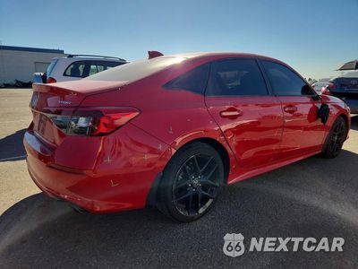 Trzecie zdjęcie samochodu z tyłu: 2023 HONDA CIVIC SPORT VIN:2HGFE2F55PH560422 - miniatura