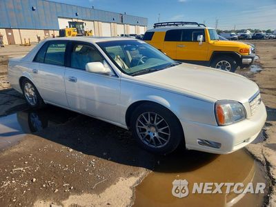 Czwarte zdjęcie samochodu z boku: 2002 CADILLAC DEVILLE DTS VIN:1G6KF57962U291935 - miniatura