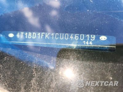Zdjęcie 12 z 13 samochodu: 2012 TOYOTA CAMRY HYBRID VIN:4T1BD1FK1CU046019 - miniatura