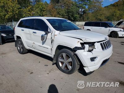 Czwarte zdjęcie samochodu z boku: 2014 JEEP GRAND CHEROKEE OVERLAND VIN:1C4RJFCG0EC233379 - miniatura
