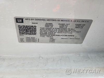 Zdjęcie 13 z 13 samochodu: 2018 CHEVROLET SILVERADO C1500 LT VIN:3GCUCRER8JG383994 - miniatura