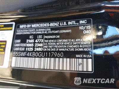 Zdjęcie 12 z 12 samochodu: 2016 MERCEDES-BENZ C 300 4MATIC VIN:55SWF4KB0GU117960 - miniatura