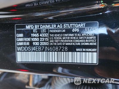 Zdjęcie 12 z 12 samochodu: 2018 MERCEDES-BENZ CLA 250 VIN:WDDSJ4EB7JN608728 - miniatura