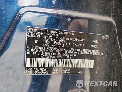 Zdjęcie 13 z 13 samochodu: 2017 TOYOTA RAV4 LE VIN:JTMZFREV8HJ141497 - miniatura