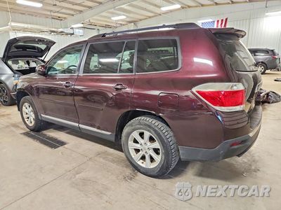 Drugie zdjęcie samochodu z przodu: 2012 TOYOTA HIGHLANDER SE VIN:5TDBK3EH2CS134240 - miniatura