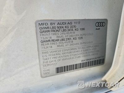 Zdjęcie 12 z 12 samochodu: 2018 AUDI A4 ALLROAD PREMIUM PLUS VIN:WA18NAF44JA100113 - miniatura