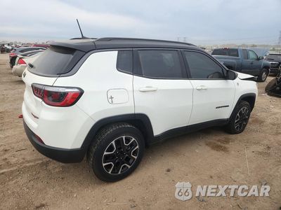 Trzecie zdjęcie samochodu z tyłu: 2019 JEEP COMPASS TRAILHAWK VIN:3C4NJDDB3KT776019 - miniatura