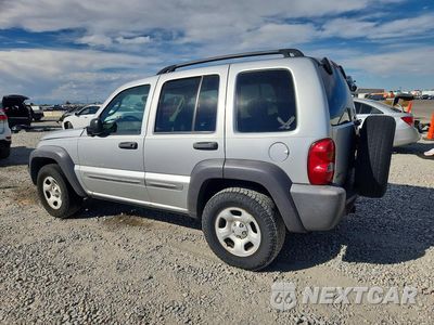 Drugie zdjęcie samochodu z przodu: 2003 JEEP LIBERTY SPORT VIN:1J4GL48K53W554083 - miniatura