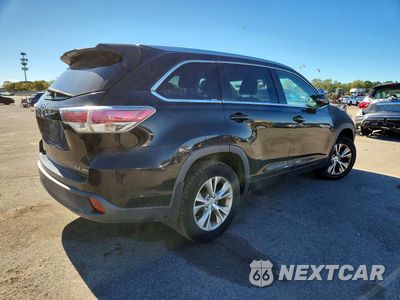 Trzecie zdjęcie samochodu z tyłu: 2015 TOYOTA HIGHLANDER XLE VIN:5TDJKRFH1FS103840 - miniatura
