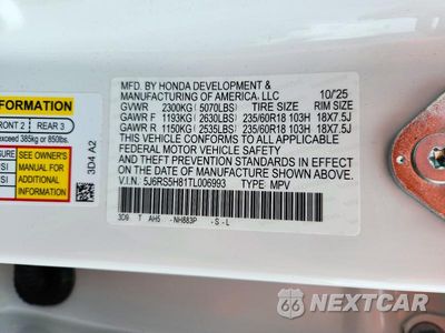 Zdjęcie 13 z 13 samochodu: 2026 HONDA CR-V SPORT-L VIN:5J6RS5H81TL006993 - miniatura