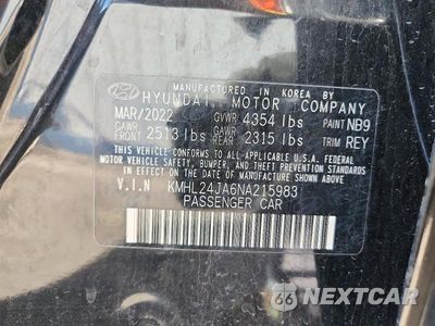Zdjęcie 12 z 12 samochodu: 2022 HYUNDAI SONATA SE VIN:KMHL24JA6NA215983 - miniatura