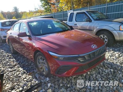 Czwarte zdjęcie samochodu z boku: 2025 HYUNDAI ELANTRA HYBRID BLUE VIN:KMHLM4DJ5SU168557 - miniatura