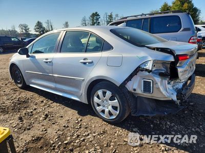 Drugie zdjęcie samochodu z przodu: 2021 TOYOTA COROLLA LE VIN:JTDEPMAE0MJ132940 - miniatura