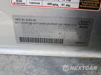 Zdjęcie 12 z 12 samochodu: 2011 AUDI A3 PREMIUM PLUS VIN:WAUKJAFM3BA163287 - miniatura