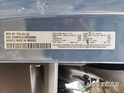 Zdjęcie 13 z 13 samochodu: 2021 RAM PROMASTER 3500 DELIVERY VAN VIN:3C6MRVJG1ME536685 - miniatura