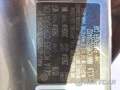 Zdjęcie 13 z 13 samochodu: 2016 KIA FORTE LX VIN:KNAFK5A88G5584812 - miniatura